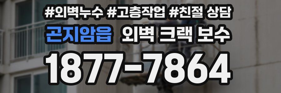 곤지암읍 외벽 크랙 보수