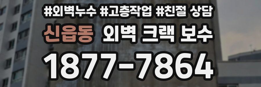 신읍동 외벽 크랙 보수