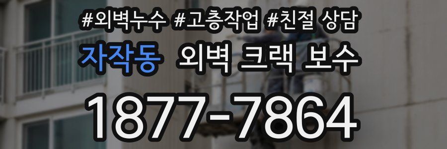 자작동 외벽 크랙 보수