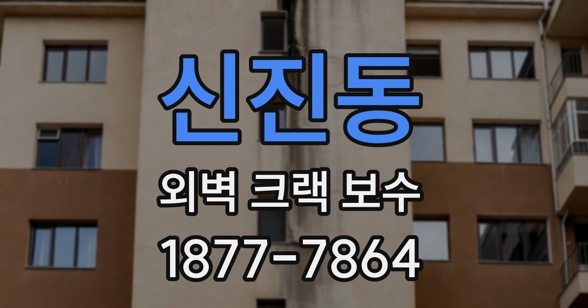 신진동 외벽 크랙 보수