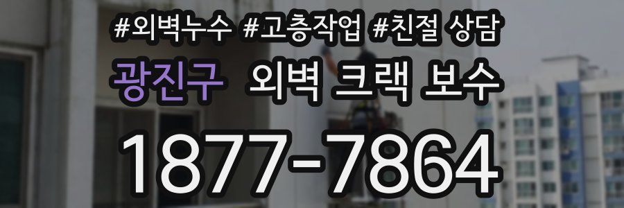 광진구 외벽 크랙 보수