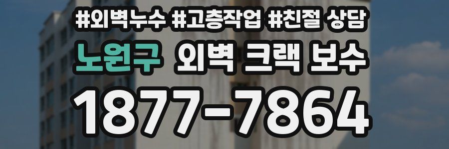 노원구 외벽 크랙 보수