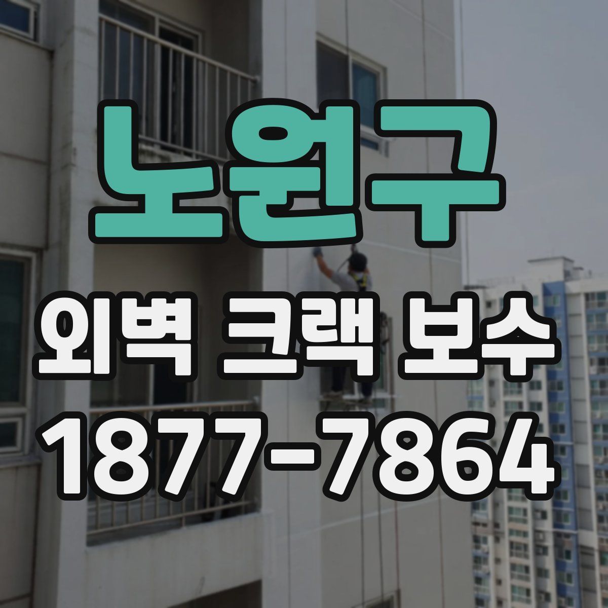 노원구 외벽 크랙 보수