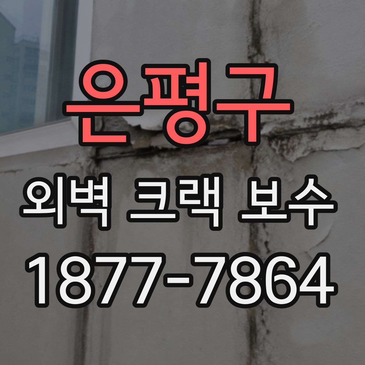 은평구 외벽 크랙 보수