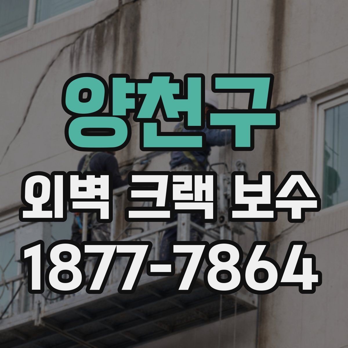 양천구 외벽 크랙 보수