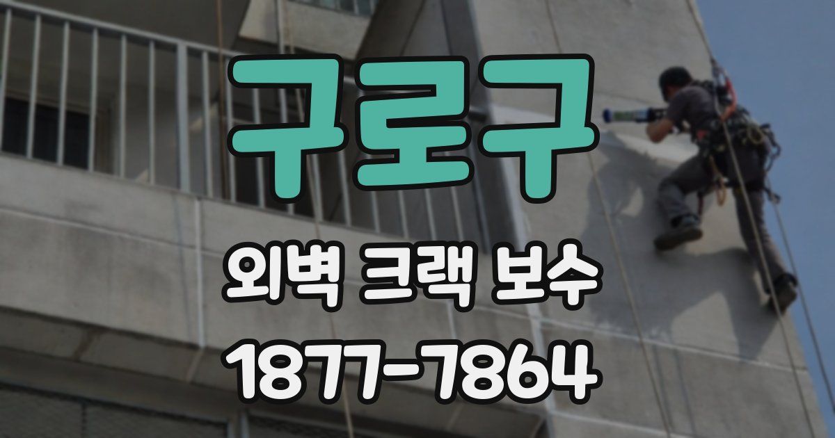 구로구 외벽 크랙 보수