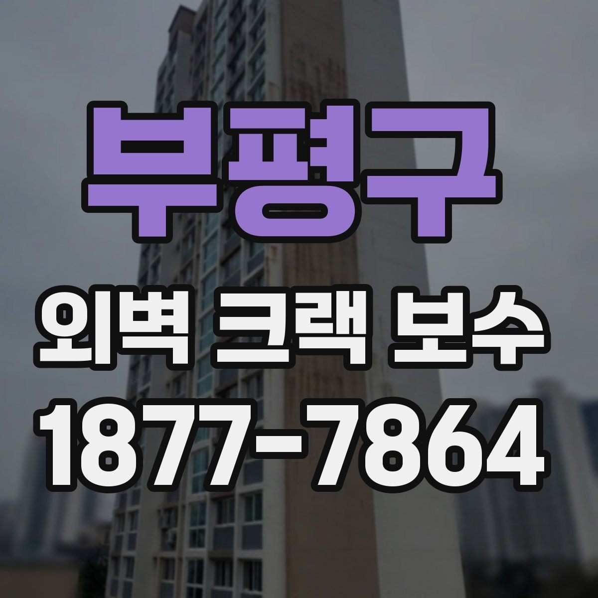 부평구 외벽 크랙 보수 선택 전 알아야 할 핵심 포인트