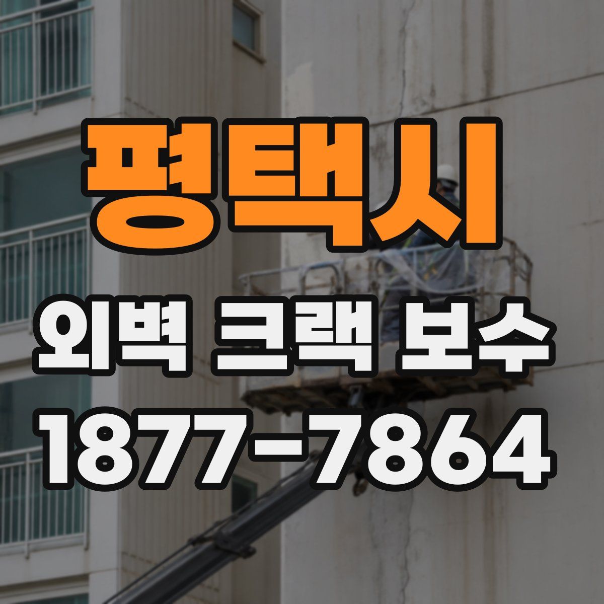 평택시 외벽 크랙 보수