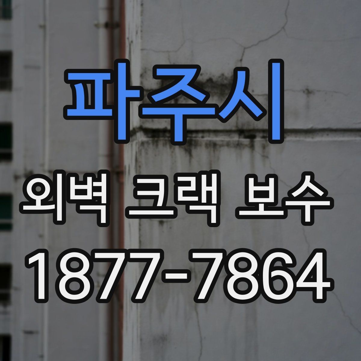 파주시 외벽 크랙 보수 후 도색 색상 차이를 줄이는 방법