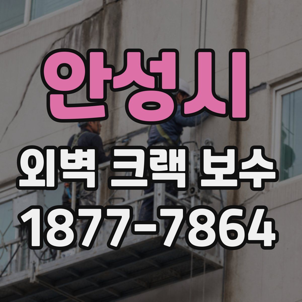 안성시 외벽 크랙 보수
