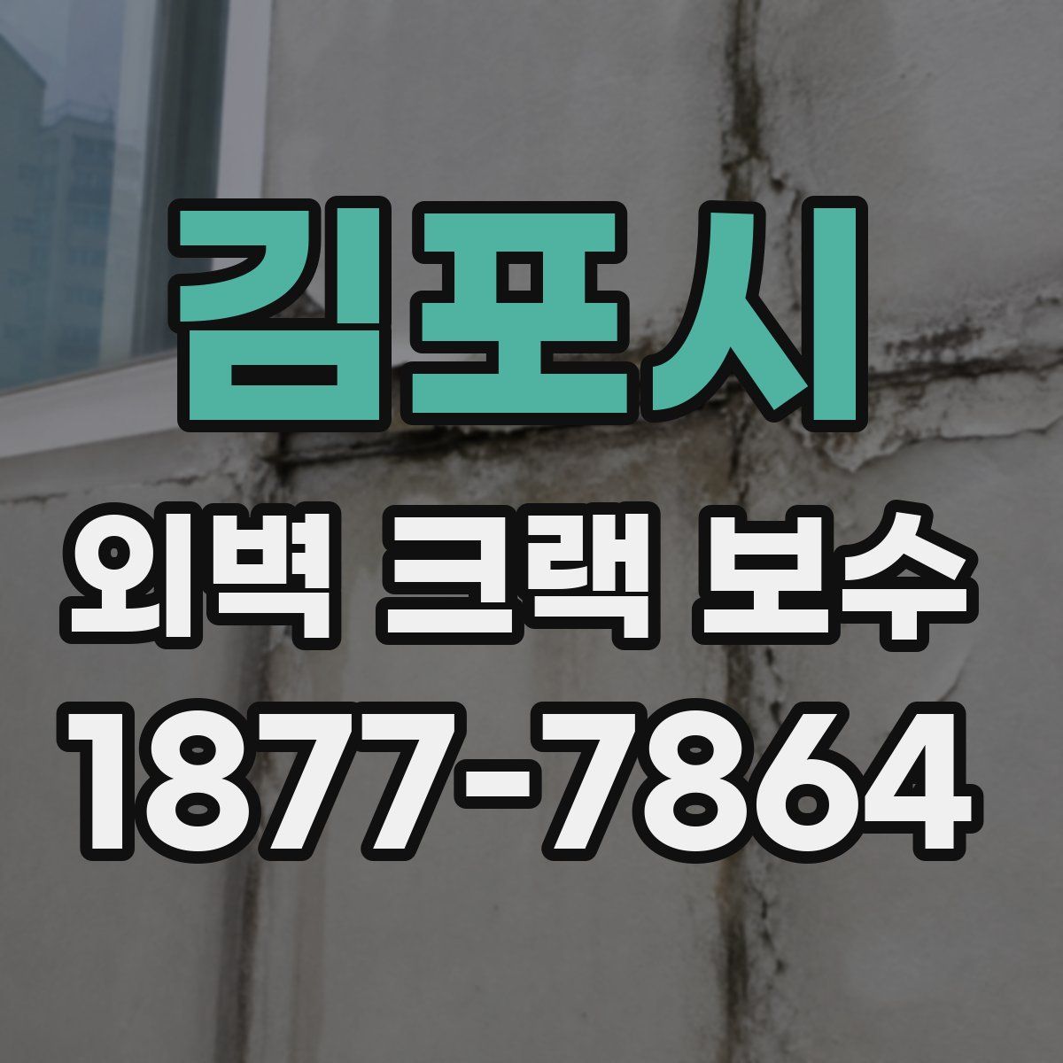 김포시 외벽 크랙 보수