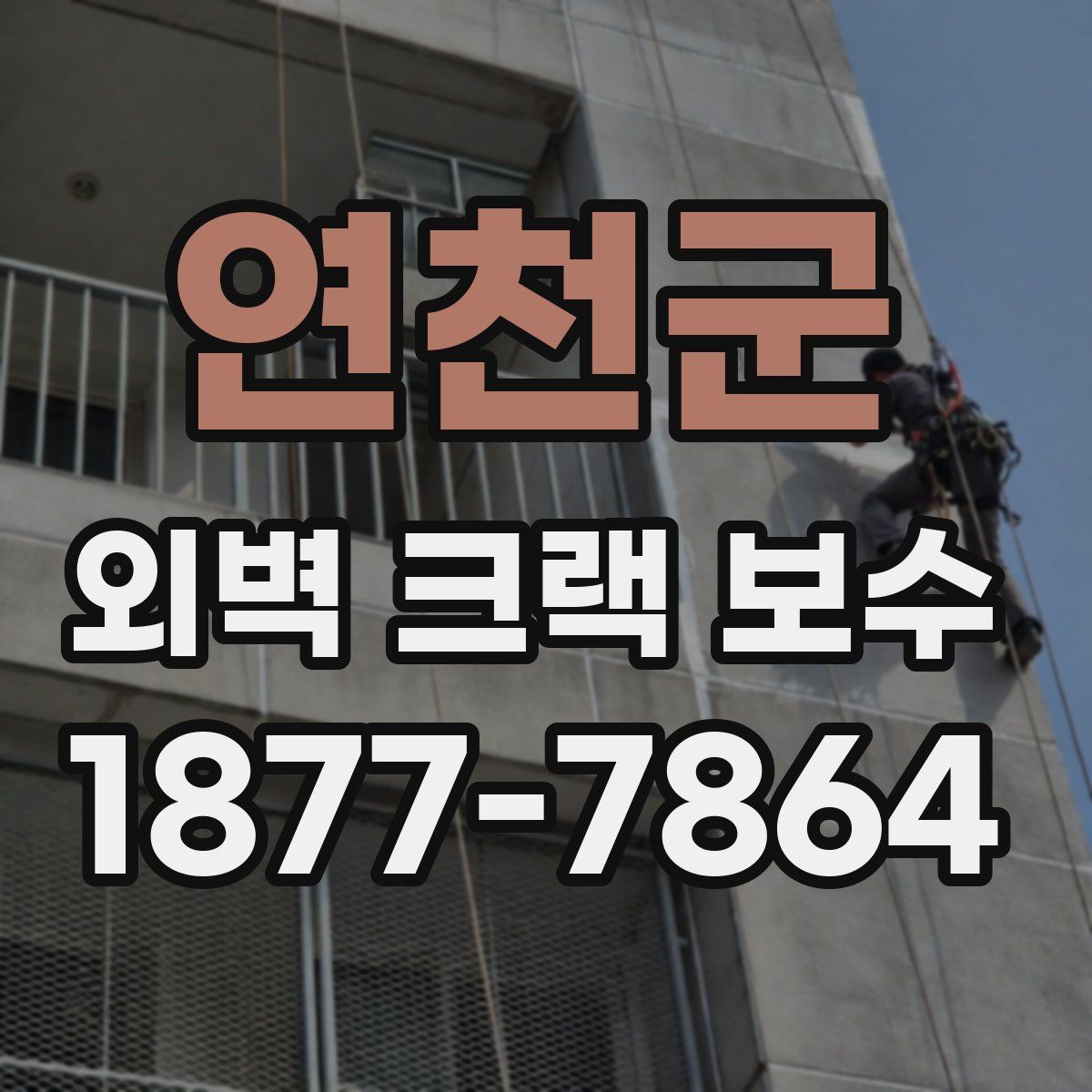 연천군 외벽 크랙 보수
