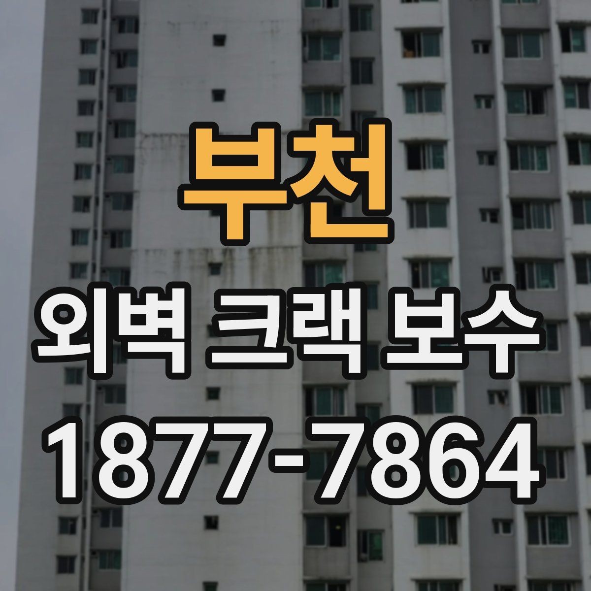 부천 외벽 크랙 보수 비교, 부분 보수와 전체 보수의 차이