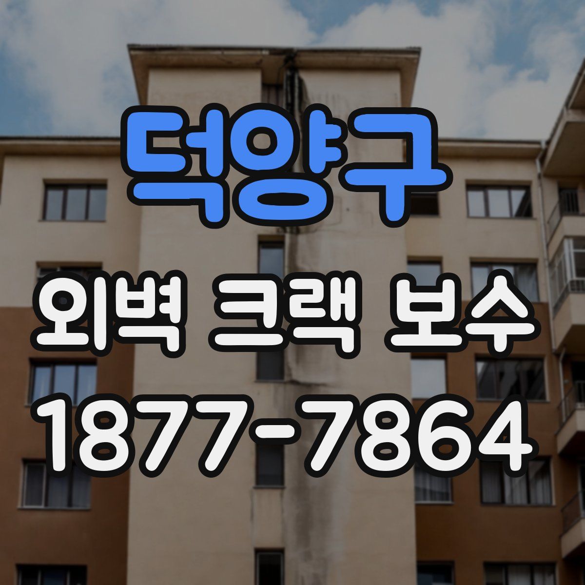 덕양구 외벽 크랙 보수