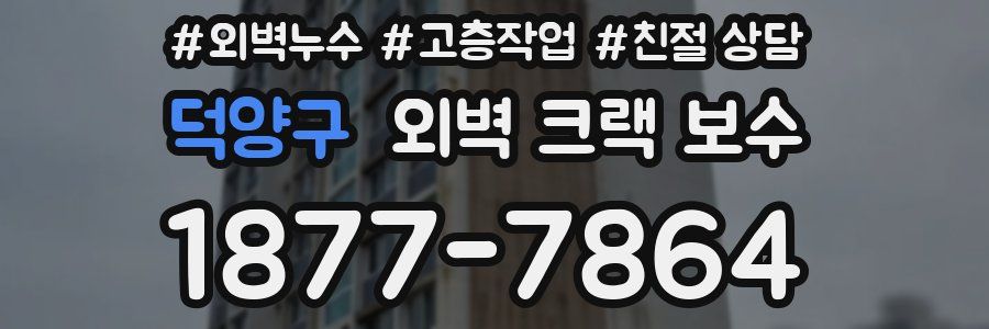 덕양구 외벽 크랙 보수