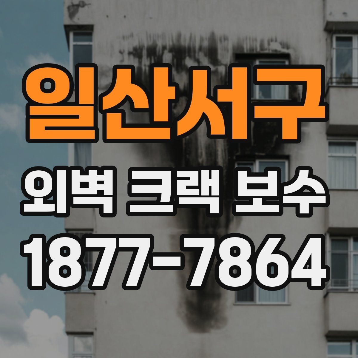 일산서구 외벽 크랙 보수 시 놓치기 쉬운 부분들