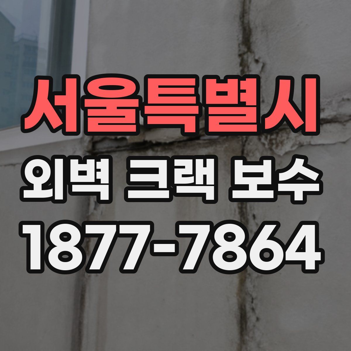 서울특별시 외벽 크랙 보수