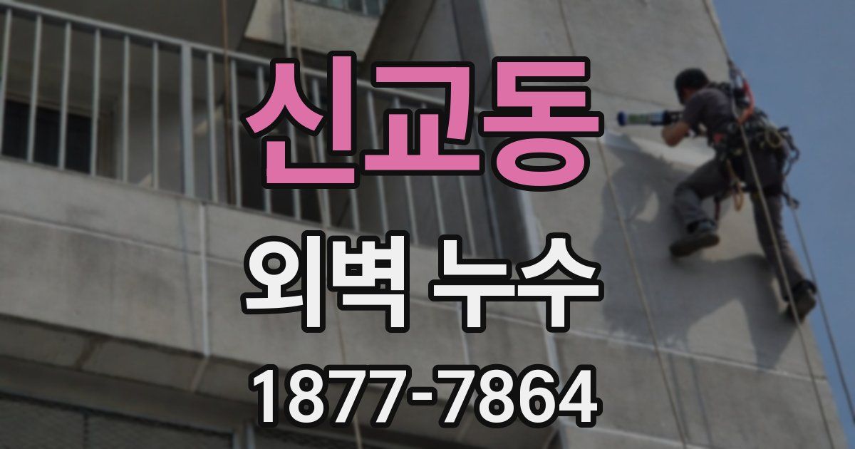 신교동 외벽 누수