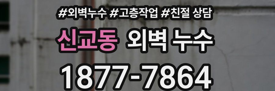 신교동 외벽 누수