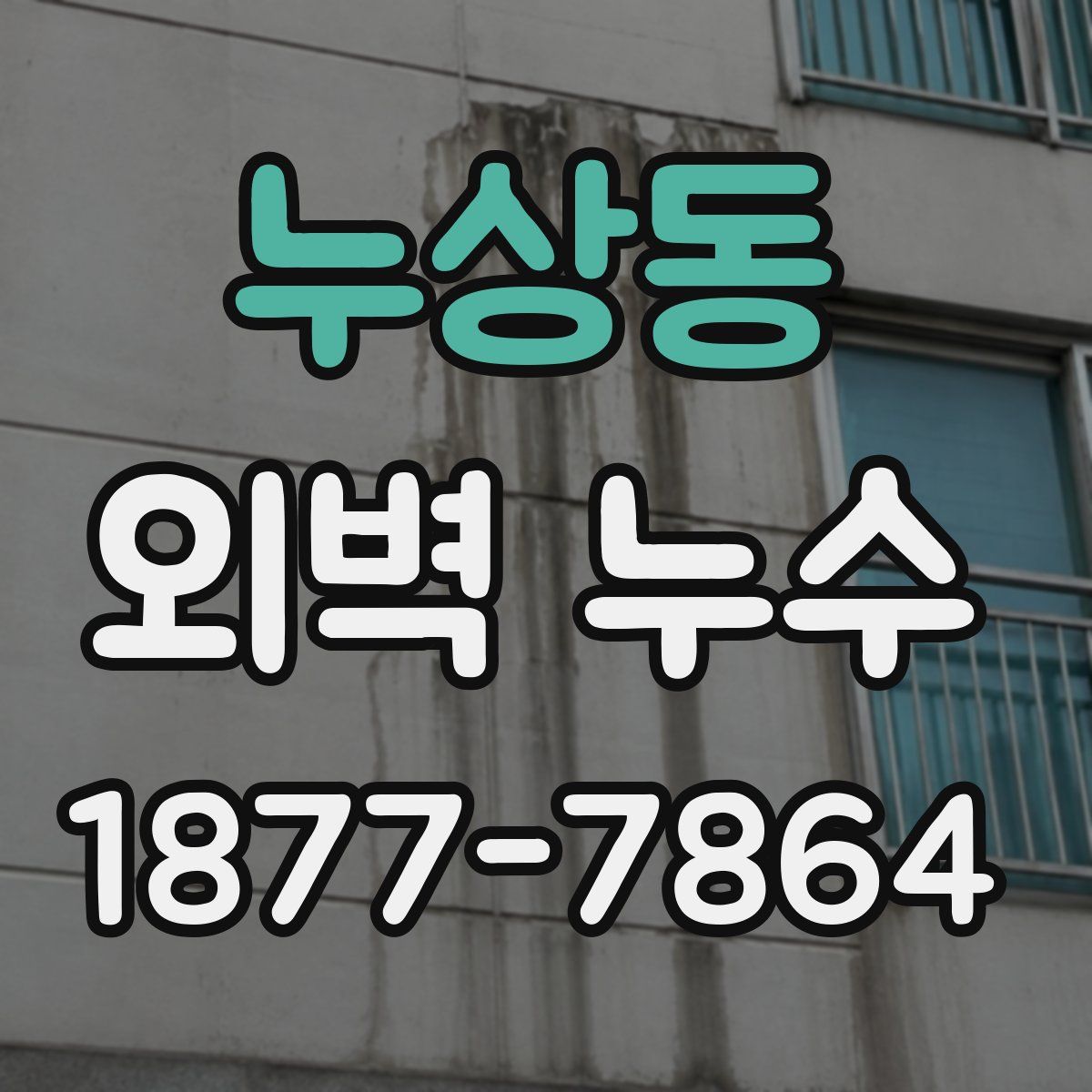 누상동 외벽 누수