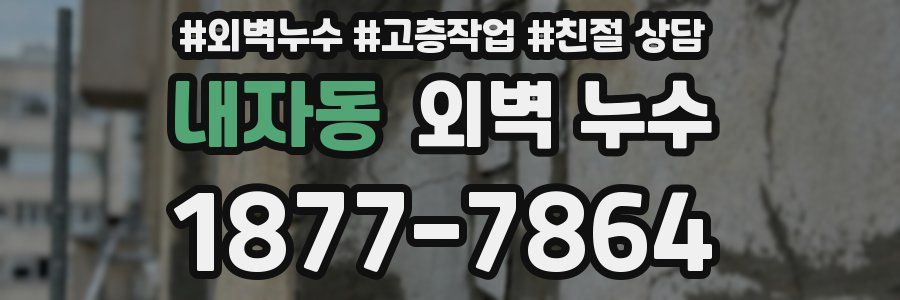 내자동 외벽 누수