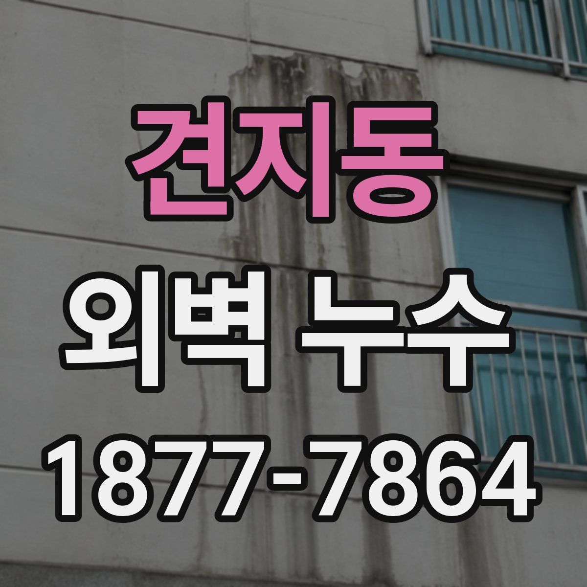 견지동 외벽 누수