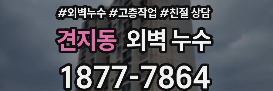 견지동 외벽 누수
