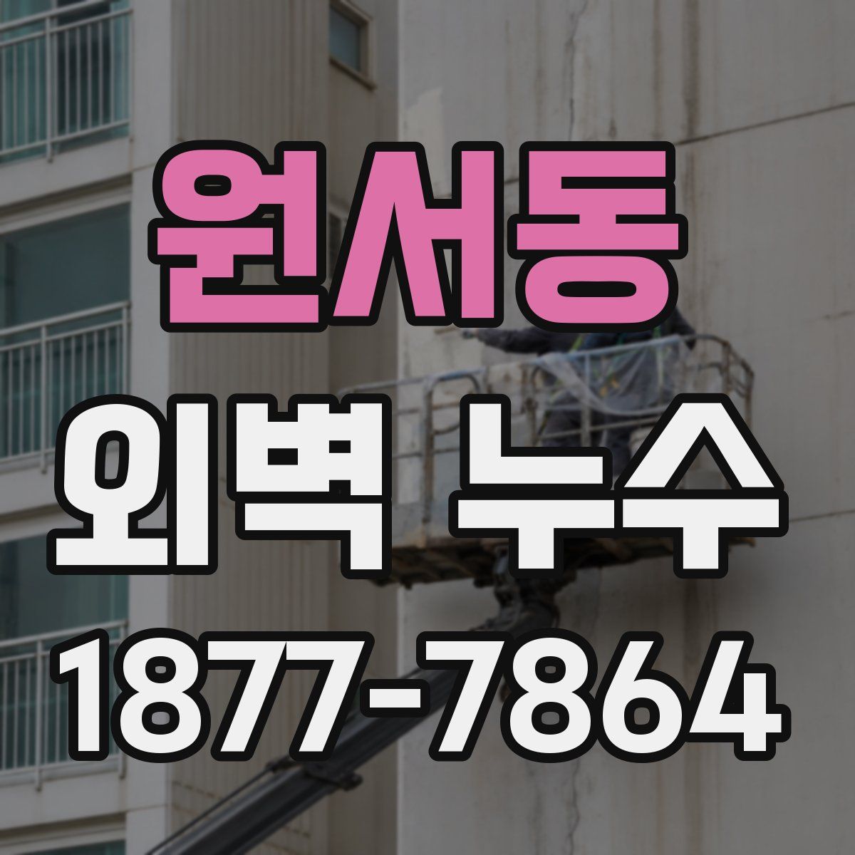 원서동 외벽 누수