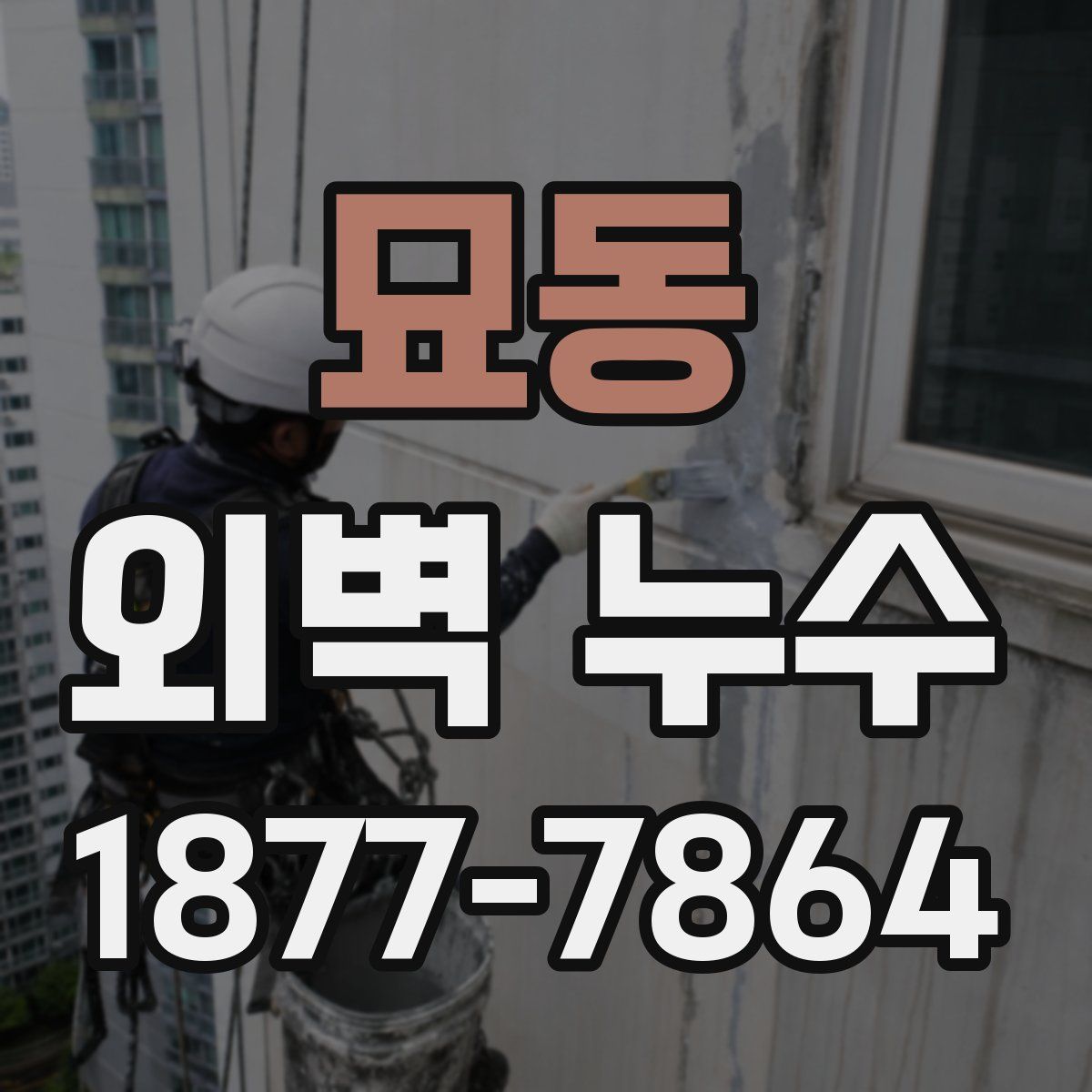 묘동 외벽 누수
