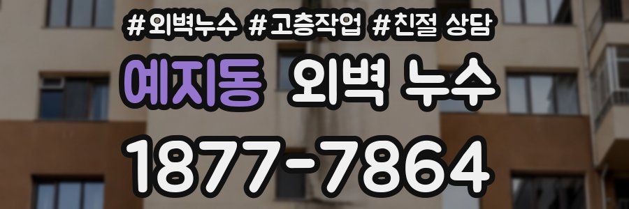 예지동 외벽 누수