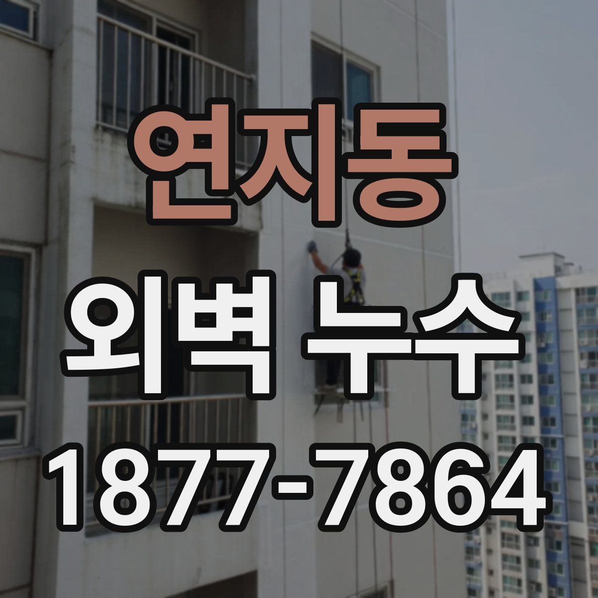 연지동 외벽 누수
