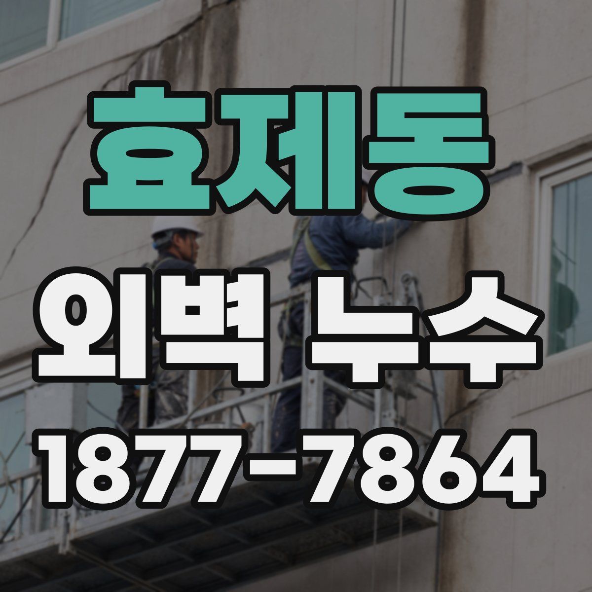 효제동 외벽 누수