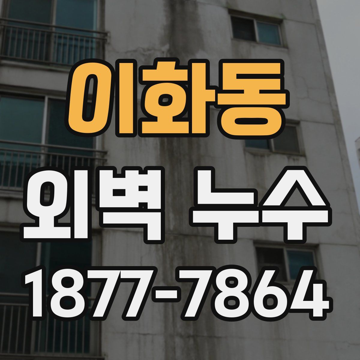 이화동 외벽 누수