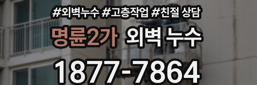 명륜2가 외벽 누수