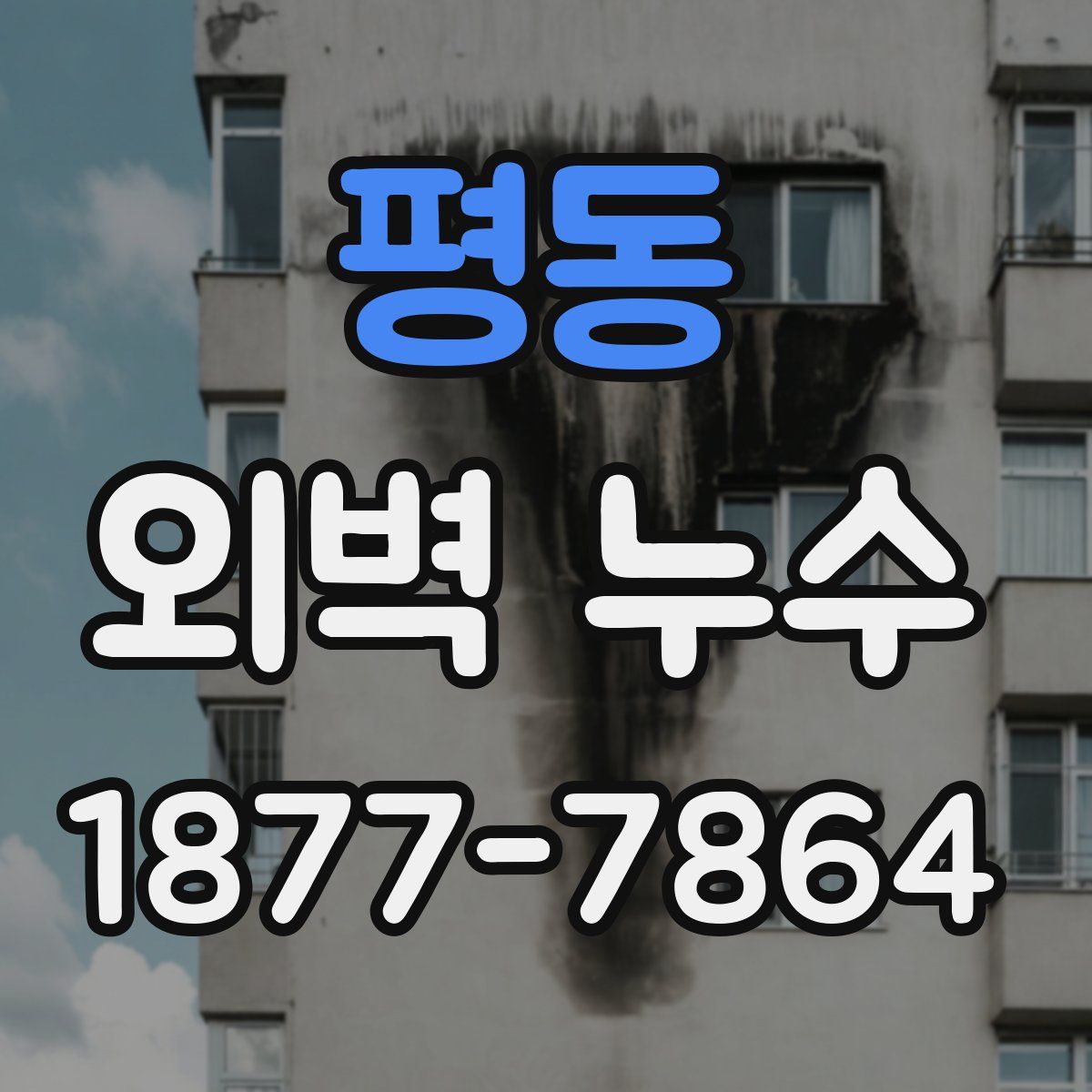 평동 외벽 누수