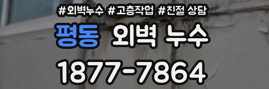 평동 외벽 누수