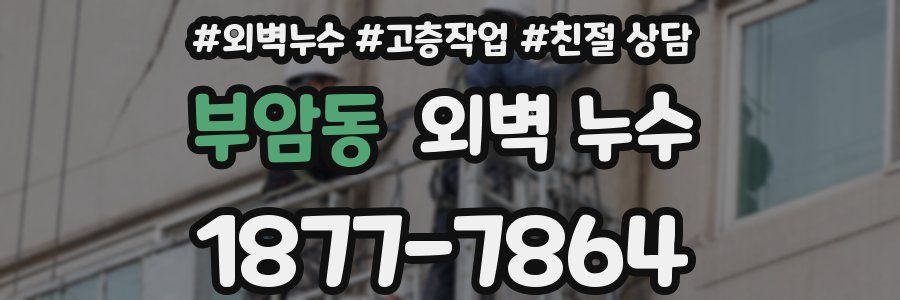 부암동 외벽 누수