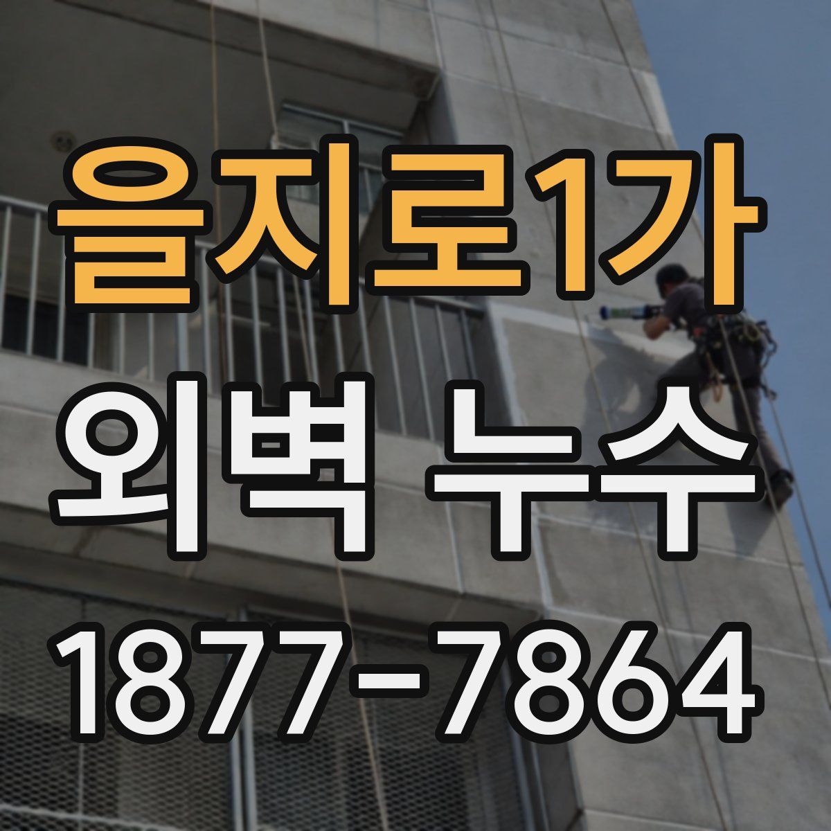 을지로1가 외벽 누수