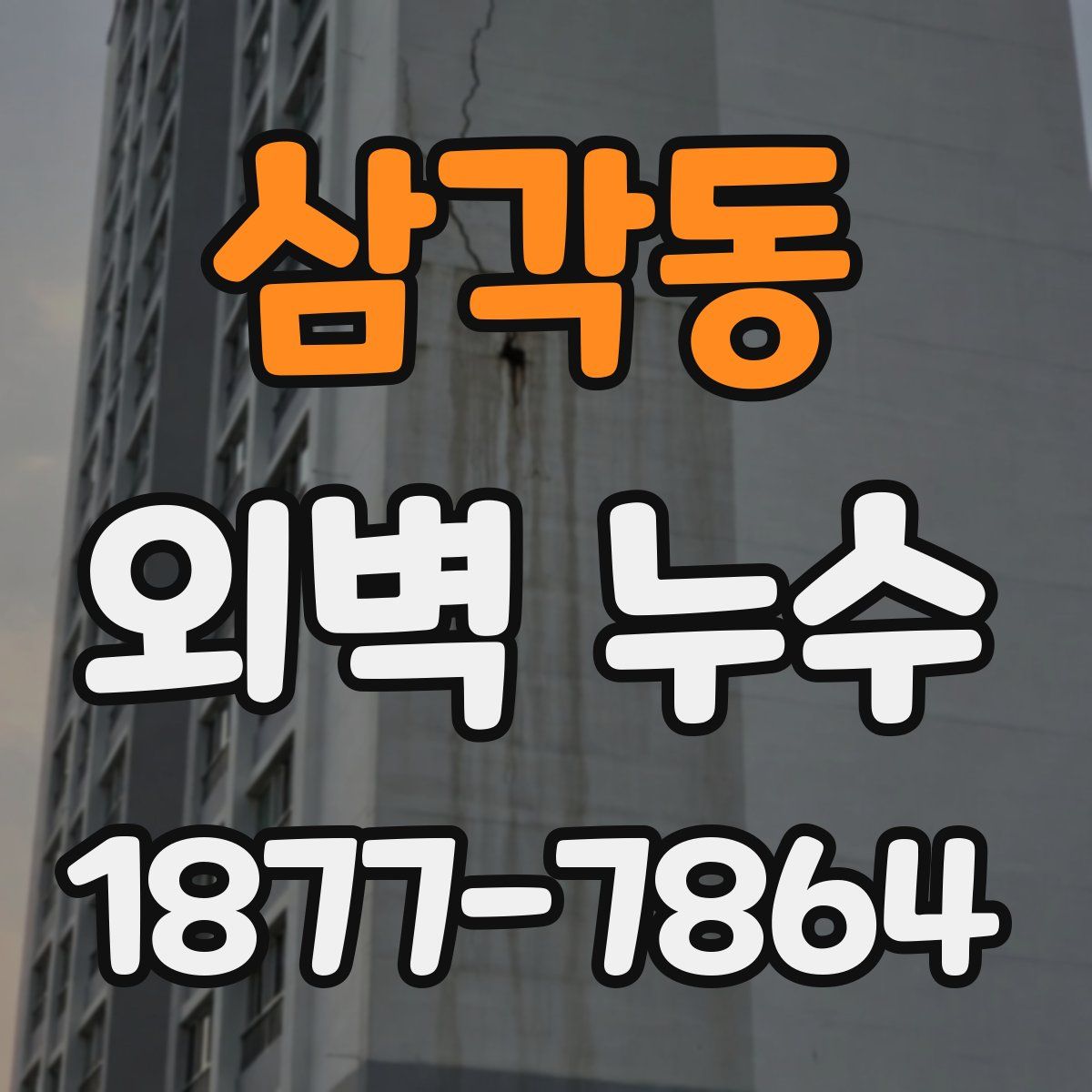 삼각동 외벽 누수