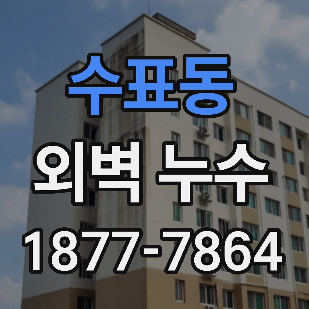 수표동 외벽 누수