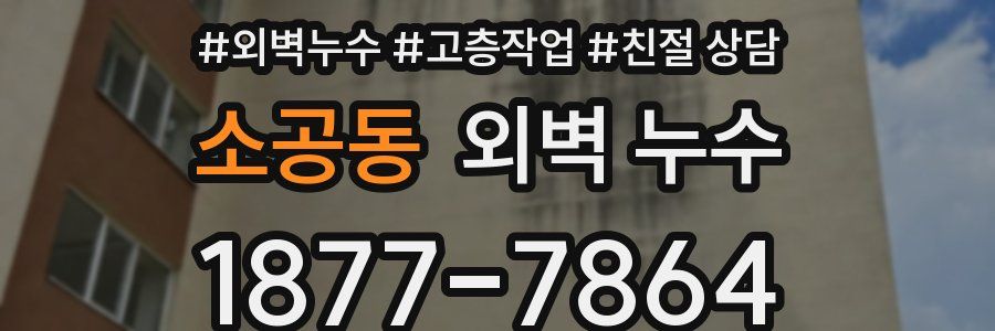 소공동 외벽 누수