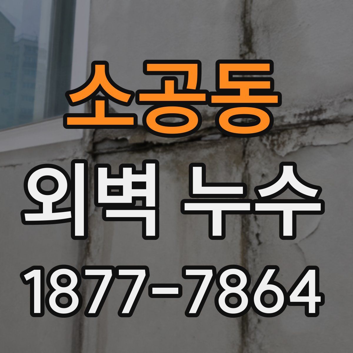 소공동 외벽 누수