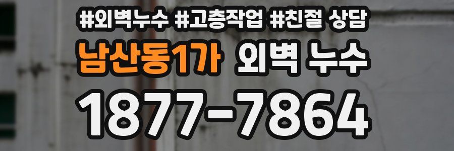남산동1가 외벽 누수