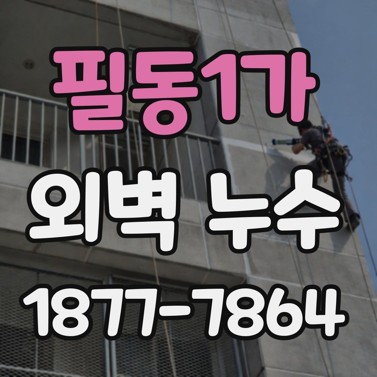 필동1가 외벽 누수