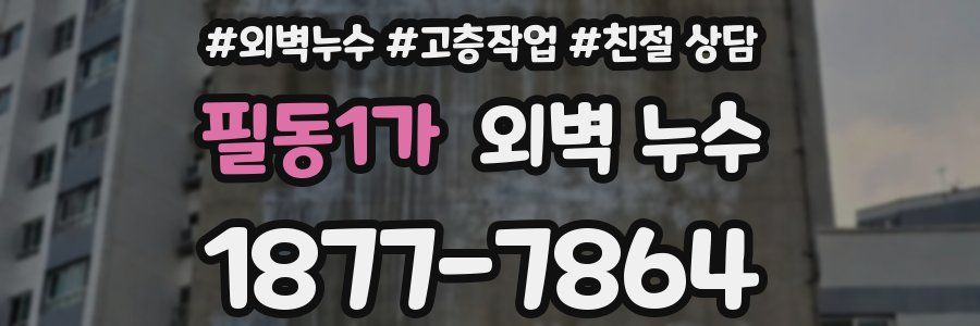 필동1가 외벽 누수