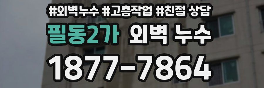 필동2가 외벽 누수