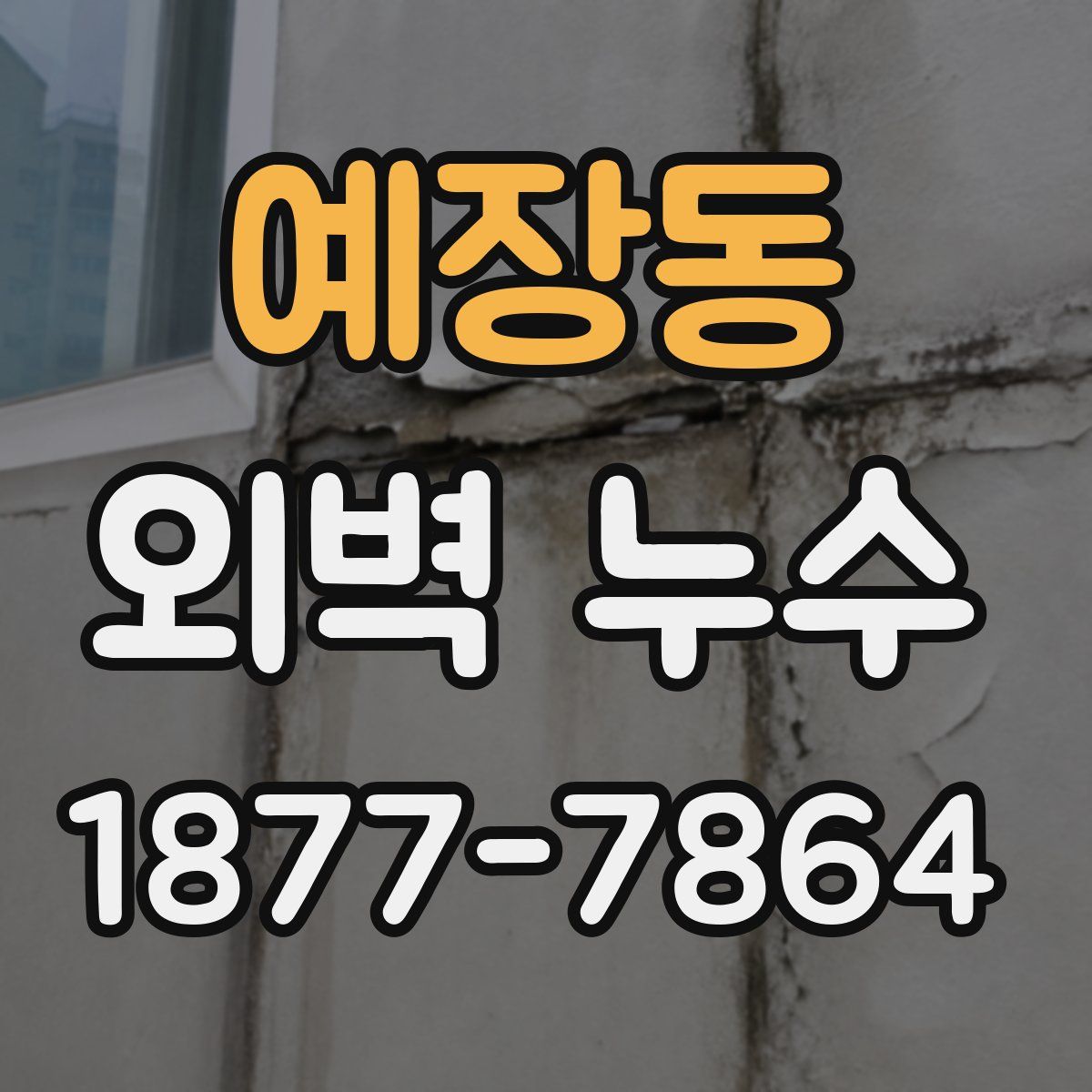 예장동 외벽 누수