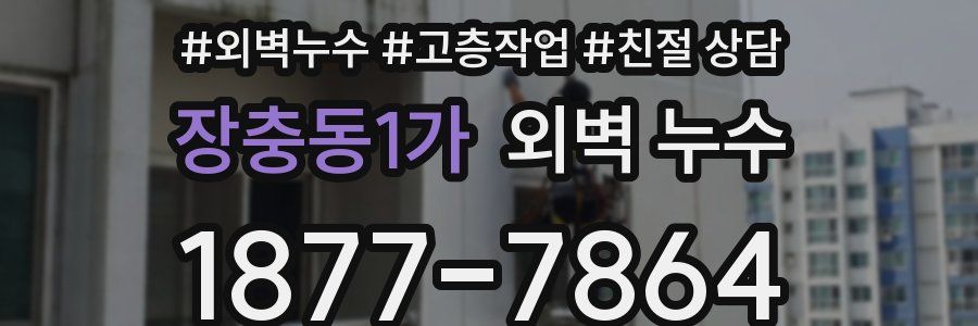 장충동1가 외벽 누수