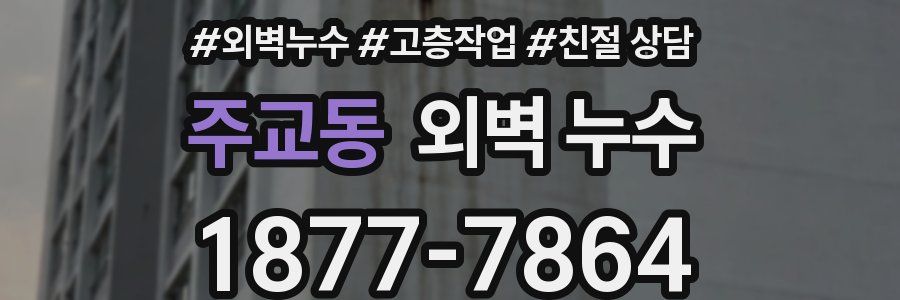 주교동 외벽 누수