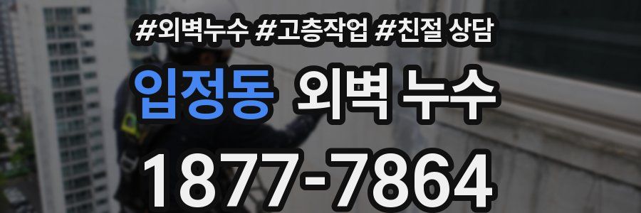 입정동 외벽 누수